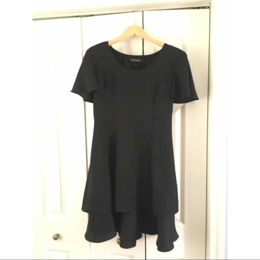 Black Escada dress - EUC - size L